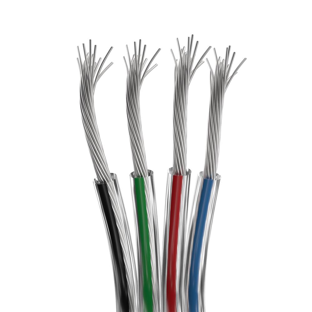 Шлейф питания Arlight ARL-20AWG-CLEAR-4Wire-CU