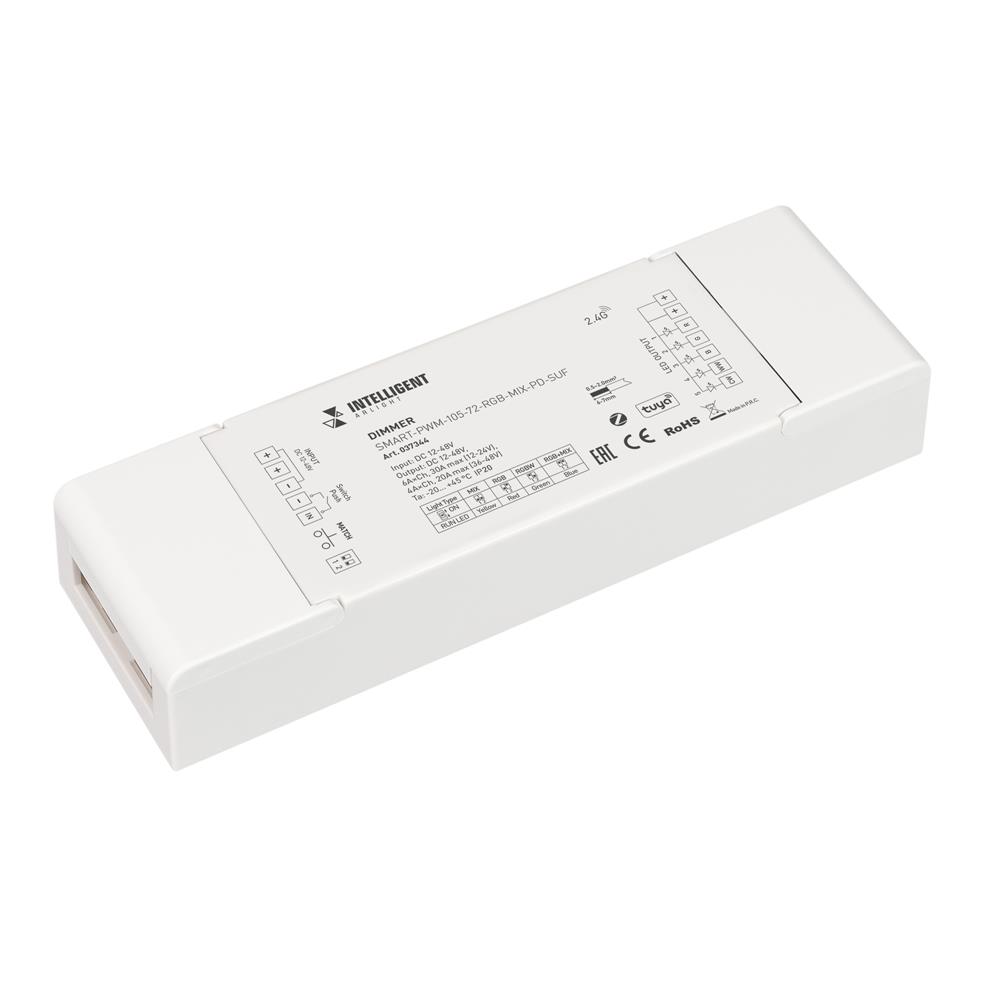 Диммер Arlight SMART-PWM-105-72-RGB-MIX-PD-SUF (12-48V, 5x6A, ZB, 2.4G)
