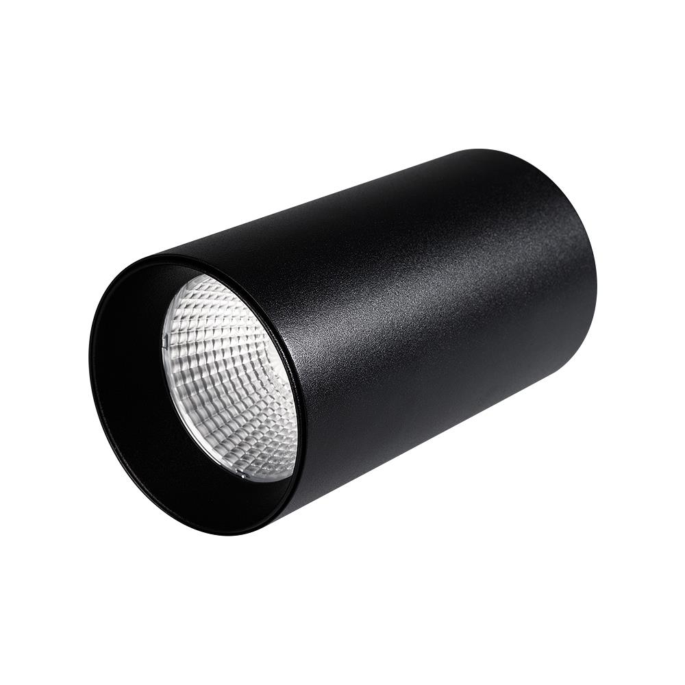 Светильник накладной Arlight SP-POLO-R85-1-15W Warm White 40deg (Black, Black Ring)