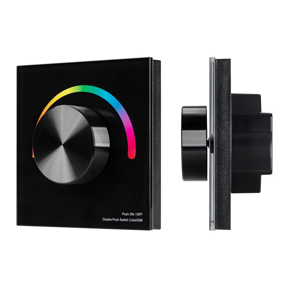 Панель Arlight SMART-P5-RGB-G-IN Black (3V, Rotary, 2.4G)