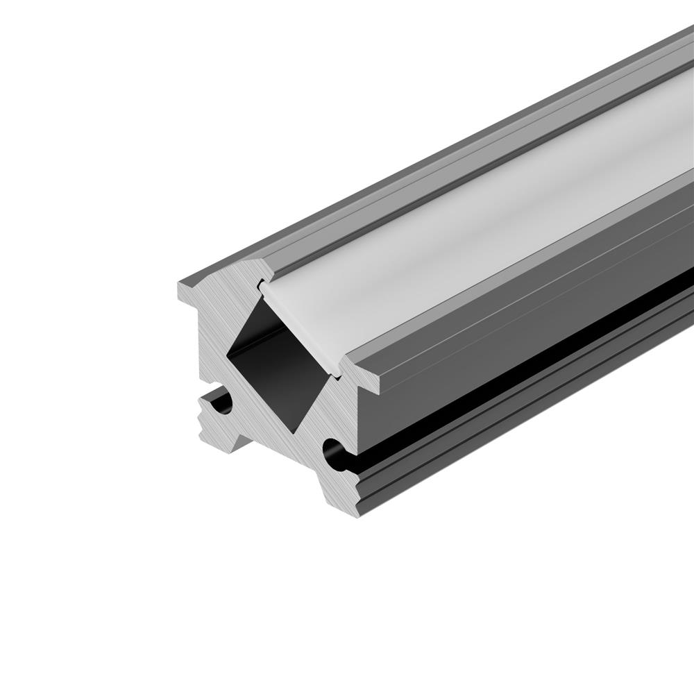 Профиль Arlight SL-BEVEL-H12-F13-2000 ANOD IRON GREY