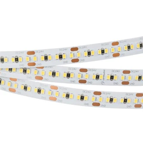 Светодиодная лента Arlight MICROLED-M300-8mm 24V Cool 8K (8 W/m, IP20, 2216, 5m)
