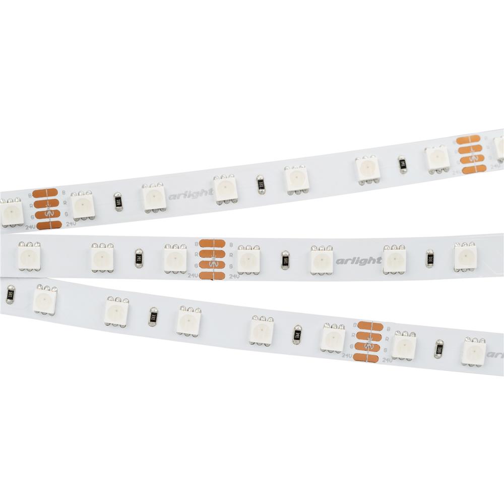 Светодиодная лента Arlight RT 2-5000 24V RGB 2x (5060, 300 LED, LUX)