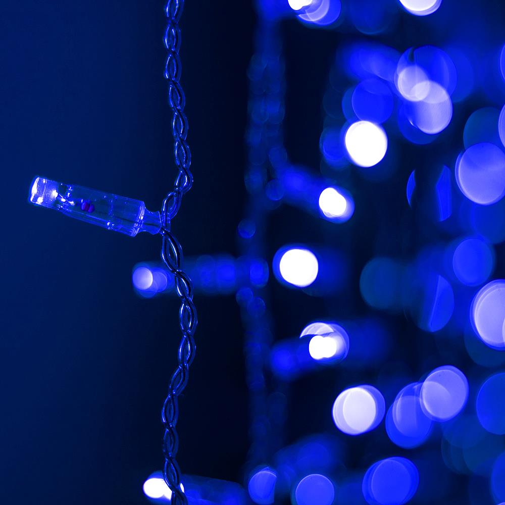 Светодиодная гирлянда Ardecoled ARD-CURTAIN-CLASSIC-2000x1500-CLEAR-360LED Blue (230V, 60W)