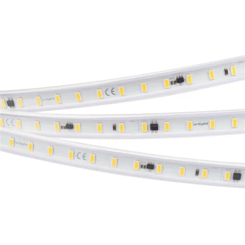 Светодиодная лента герметичная Arlight ARL-PV-С72-15.5mm 230V White6000 (14 W/m, IP65, 5630, 50m)