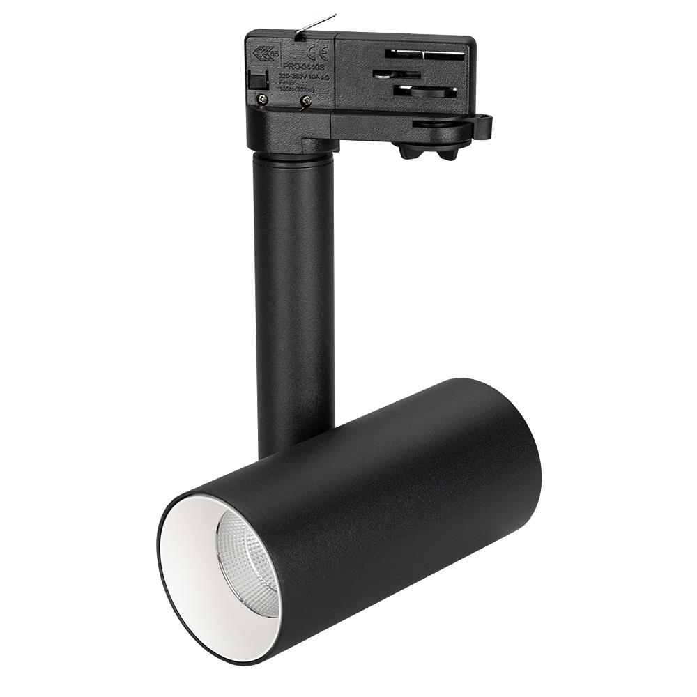 Светильник Arlight SP-POLO-TRACK-PIPE-R65-8W Day4000 (BK-WH, 40 deg)