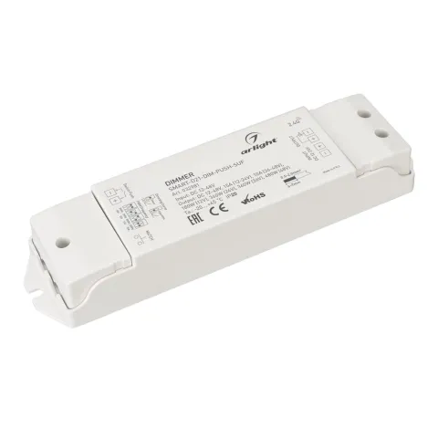 Диммер Arlight SMART-D21-DIM-PUSH-SUF (12-48, 1x15A, 2.4G)