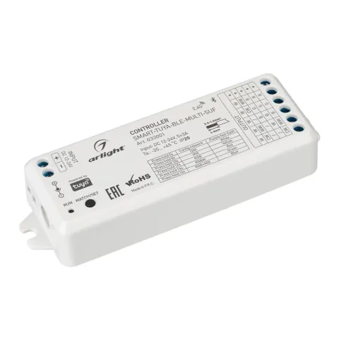 Контроллер Arlight SMART-TUYA-BLE-MULTI-SUF (12-24V, 5x3A, RGB-MIX, 2.4G)