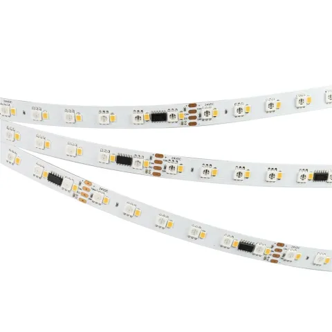 Светодиодная лента герметичная Arlight SPI-P-BA120-14mm 24V RGBW-Warm-PX6-BPT (16 W/m, IP66, 5060/2835, 5m)