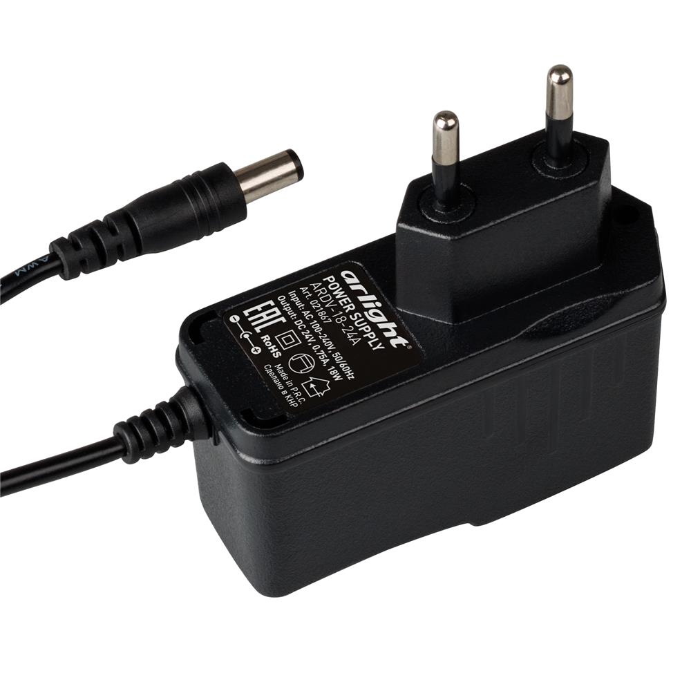 Блок питания Arlight ARDV-18-24A (24V, 0,75A, 18W)