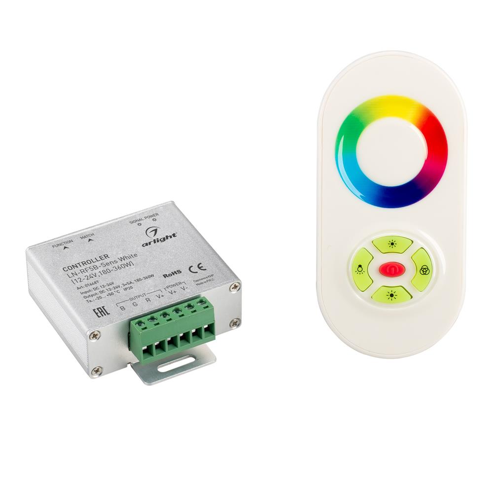 Контроллер Arlight LN-RF5B-Sens White (12-24V,180-360W)