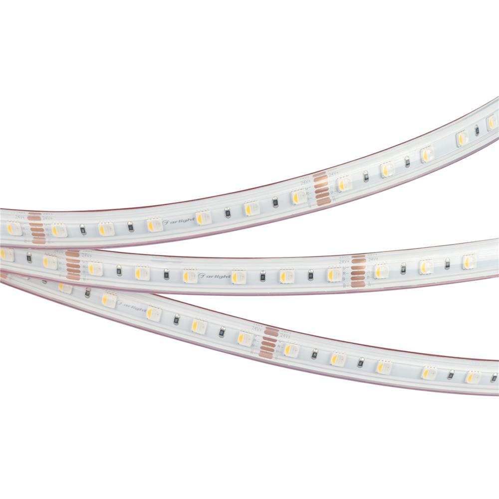 Светодиодная лента Arlight RTW-PS-B60-14mm 24V RGBW-Warm-4-in-1 (19.2 W/m, IP67, 5060, 5m)