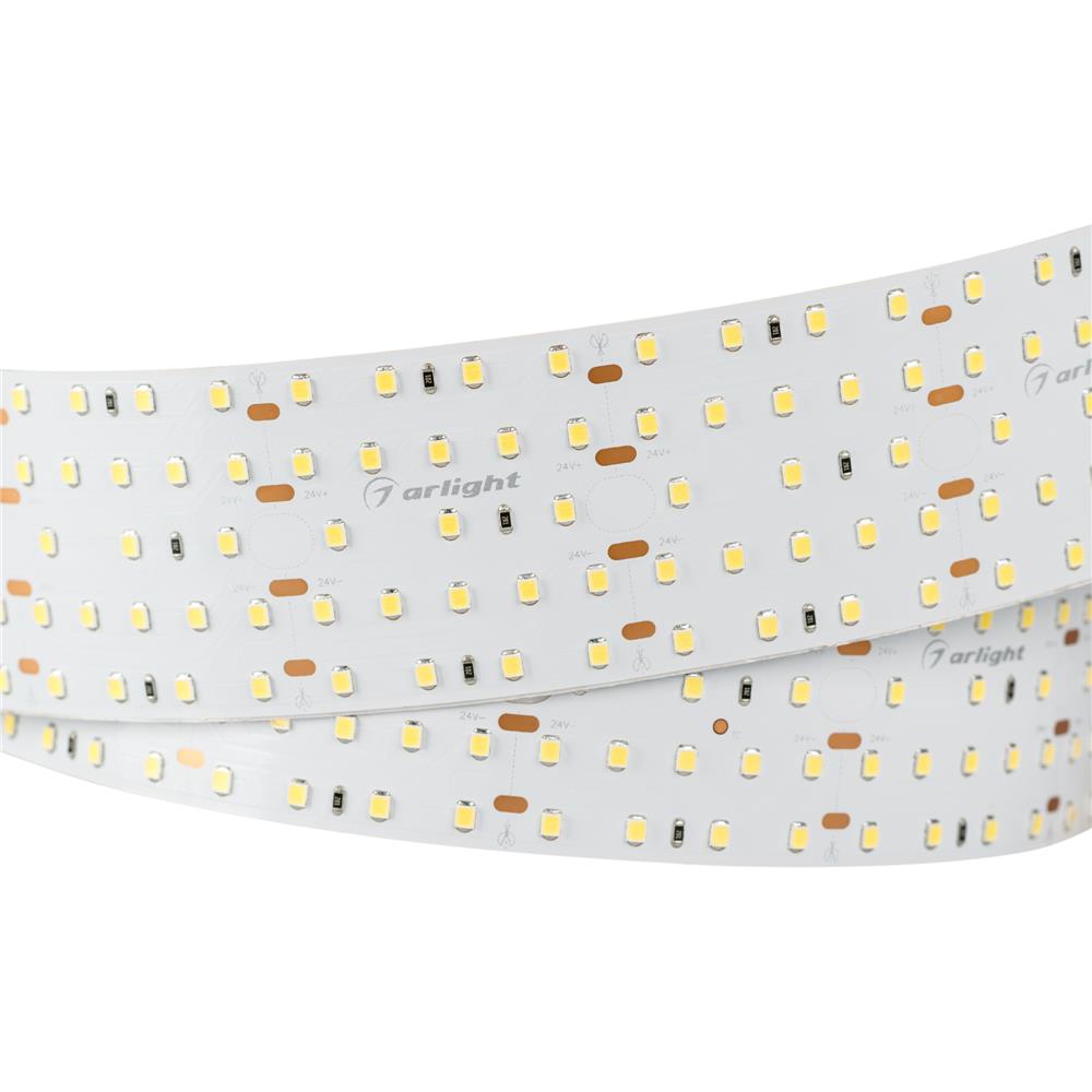 Светодиодная лента Arlight S2-2500 24V Warm 3000K 52mm (2835, 420 LED/m, LUX)
