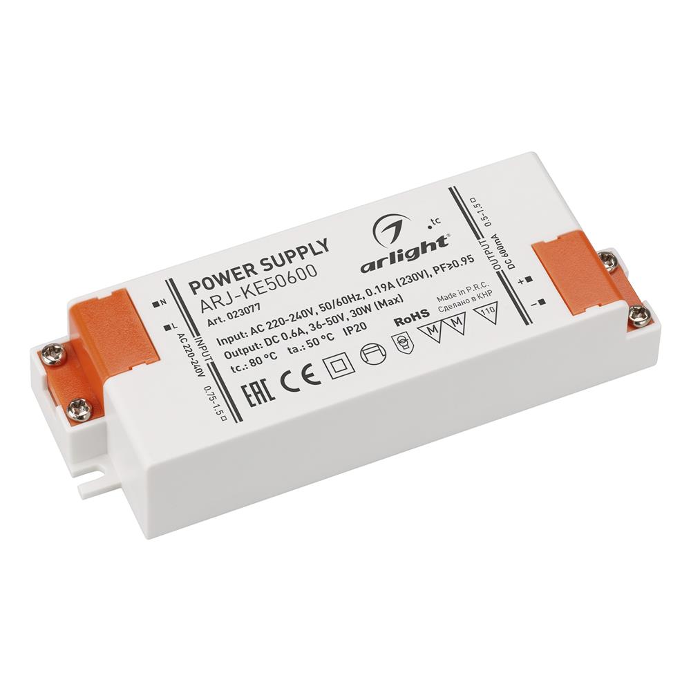 Блок питания Arlight ARJ-KE50600 (30W, 600mA, PFC)