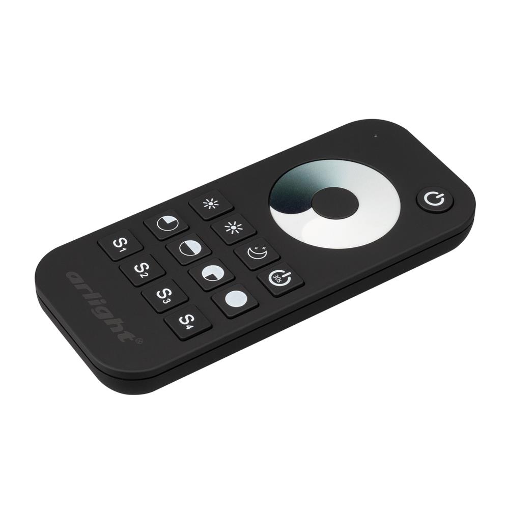 Пульт Arlight SMART-R24-DIM Black (1 зона, 2.4G)