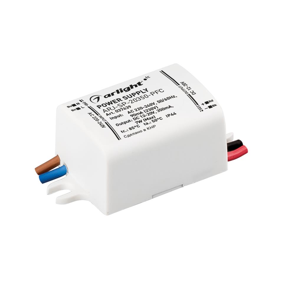 Блок питания Arlight ARJ-SP-20350-PFC (7W, 12-20V, 350mA)