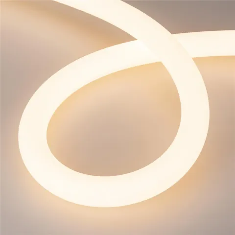 Светодиодная лента герметичная Arlight MOONLIGHT-SIDE-A336-D40mm 24V Warm2700 360deg (15 W/m, IP65, 2835, 5m, wire x1)