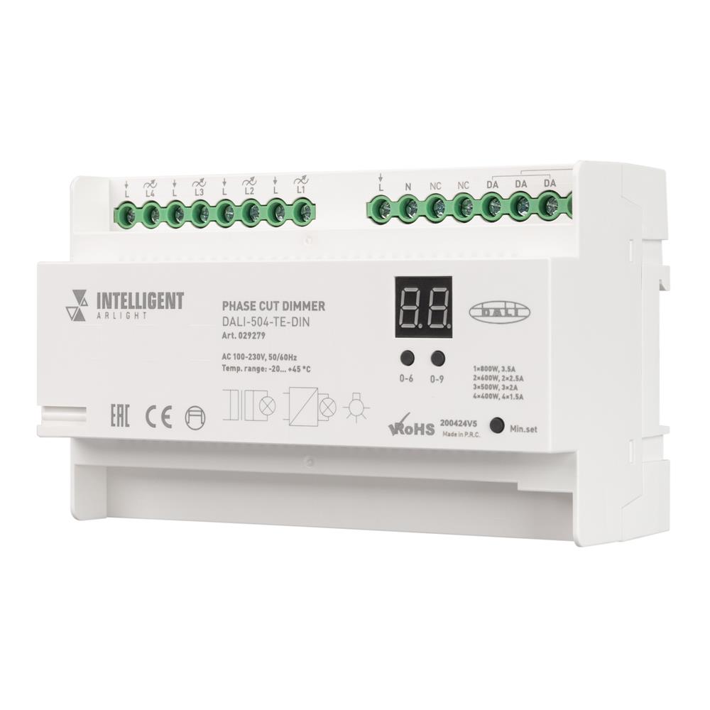 Диммер Arlight DALI-504-TE-DIN(230V, 4x2A)