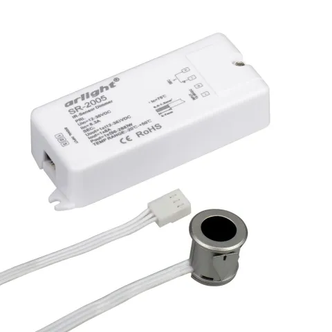Диммер Arlight SR-2005 Silver-R (12-36V, 96-288W, IR-Sensor)