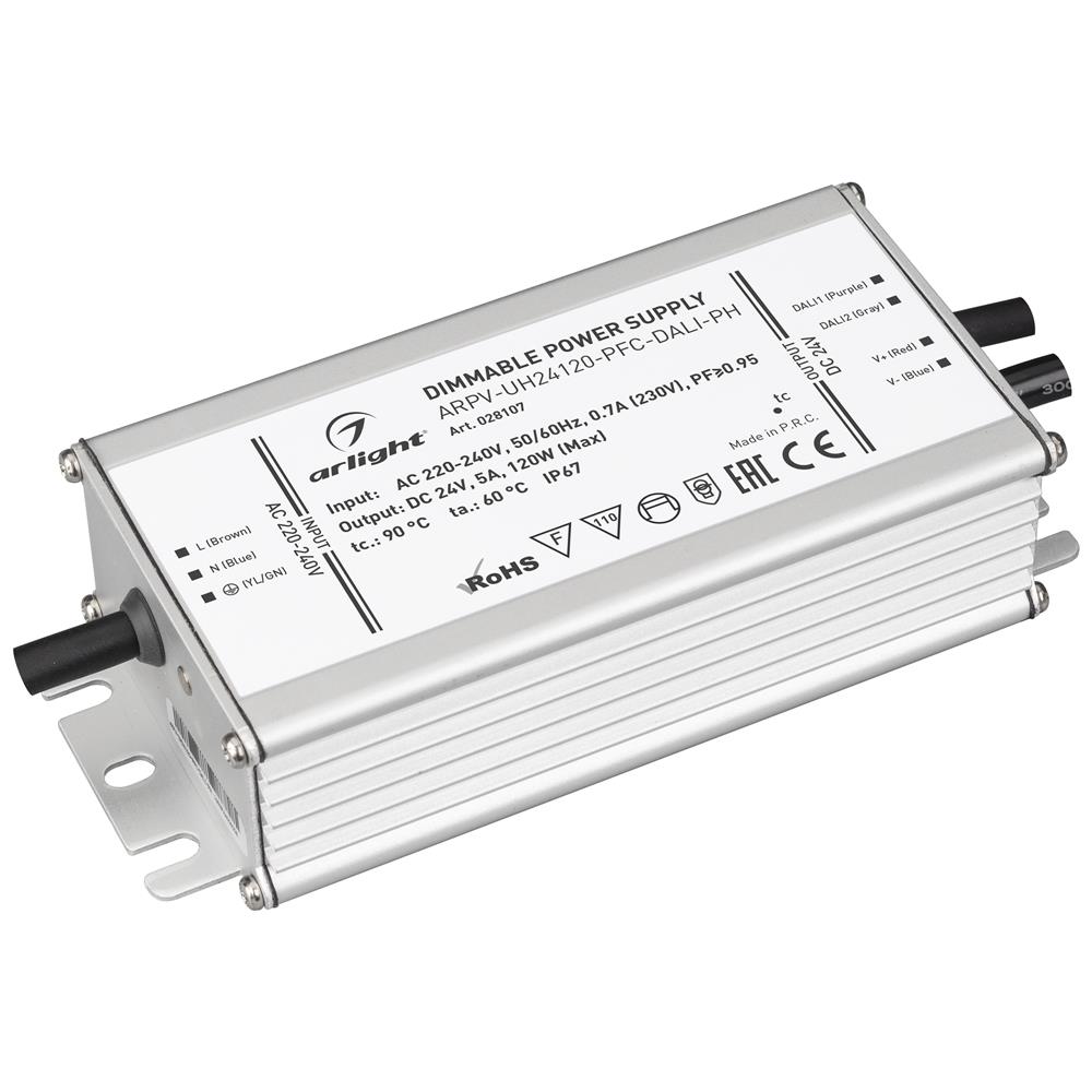Блок питания Arlight ARPV-UH24120-PFC-DALI-PH (24V, 5.0A, 120W)