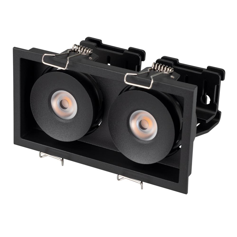 Светильник Arlight CL-SIMPLE-S148x80-2x9W Day4000 (BK, 45 deg)