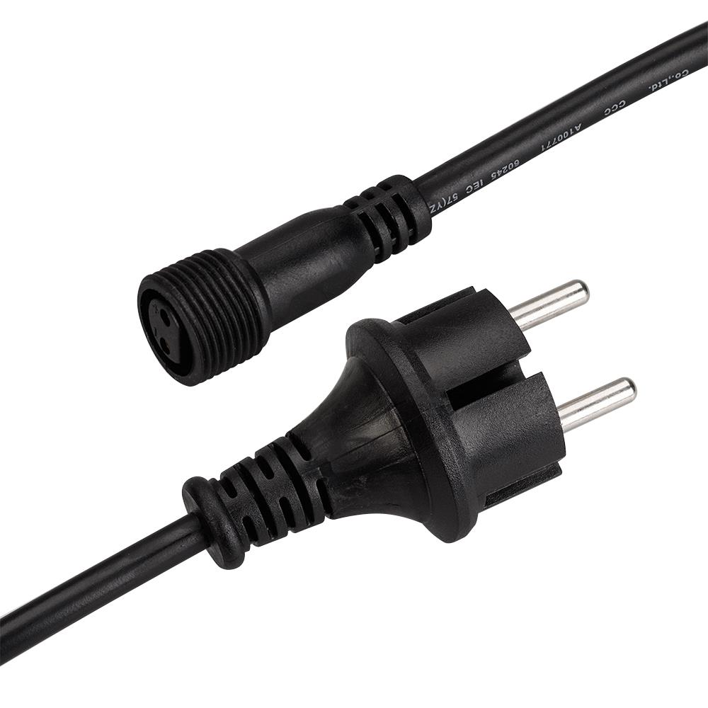 Шнур питания Ardecoled ARD-CLASSIC-BALL-LIVE-1.5M Black (230V, 1.6A)