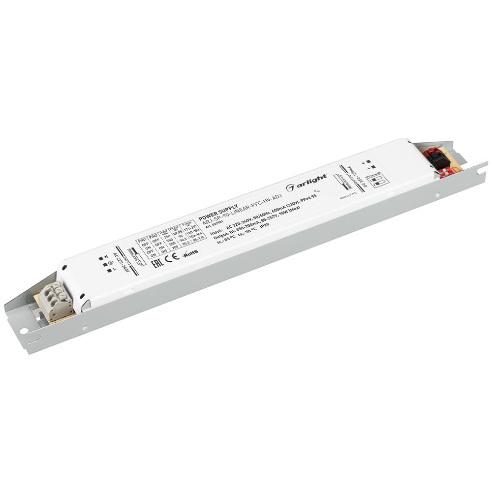 Блок питания Arlight ARJ-SP-90-LINEAR-PFC-HV-ADJ (90W, 350-700mA)
