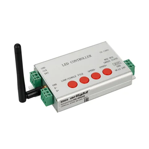 Контроллер Arlight HX-806SB (2048 pix, 12-24V, SD-card, WiFi)
