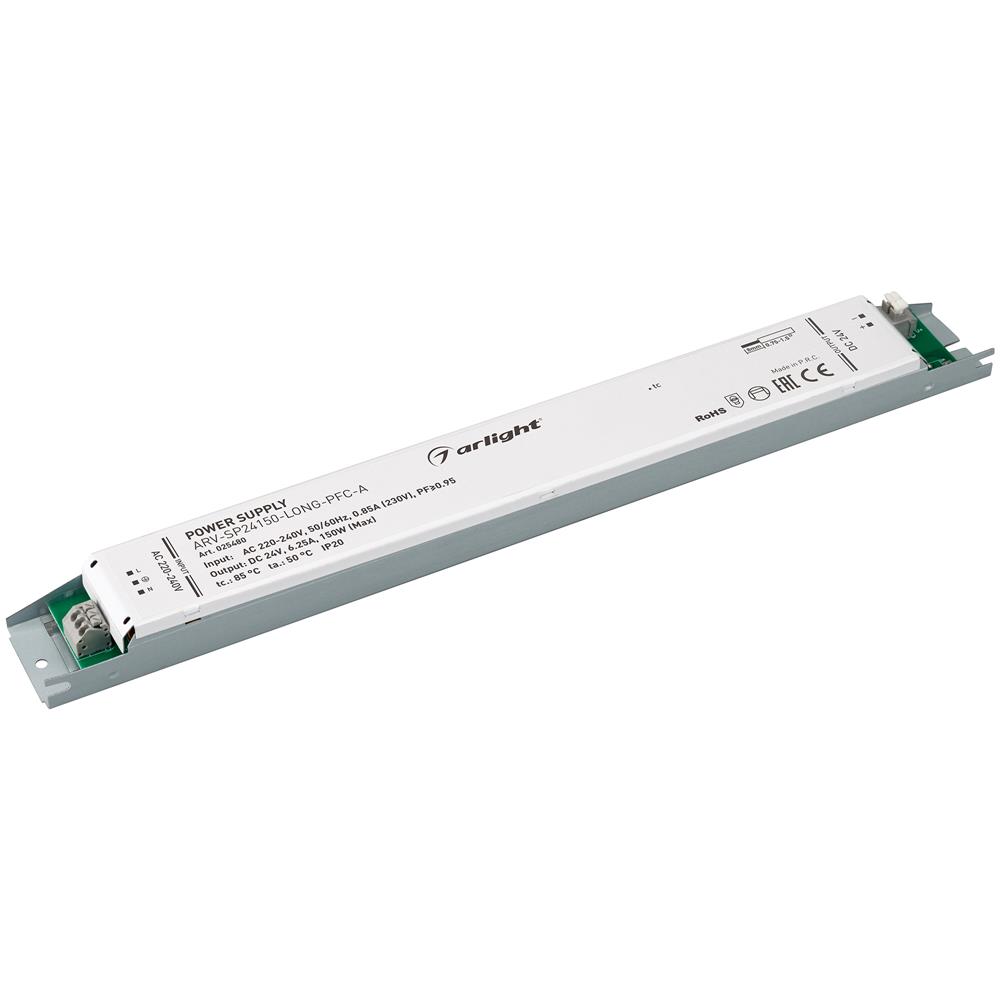 Блок питания Arlight ARV-SP24150-LONG-PFC-A (24V, 6.25A, 150W)