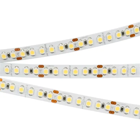 Светодиодная лента Arlight RT-A180-8mm 24V Warm3500 (14.4 W/m, IP20, 3528, 5m)