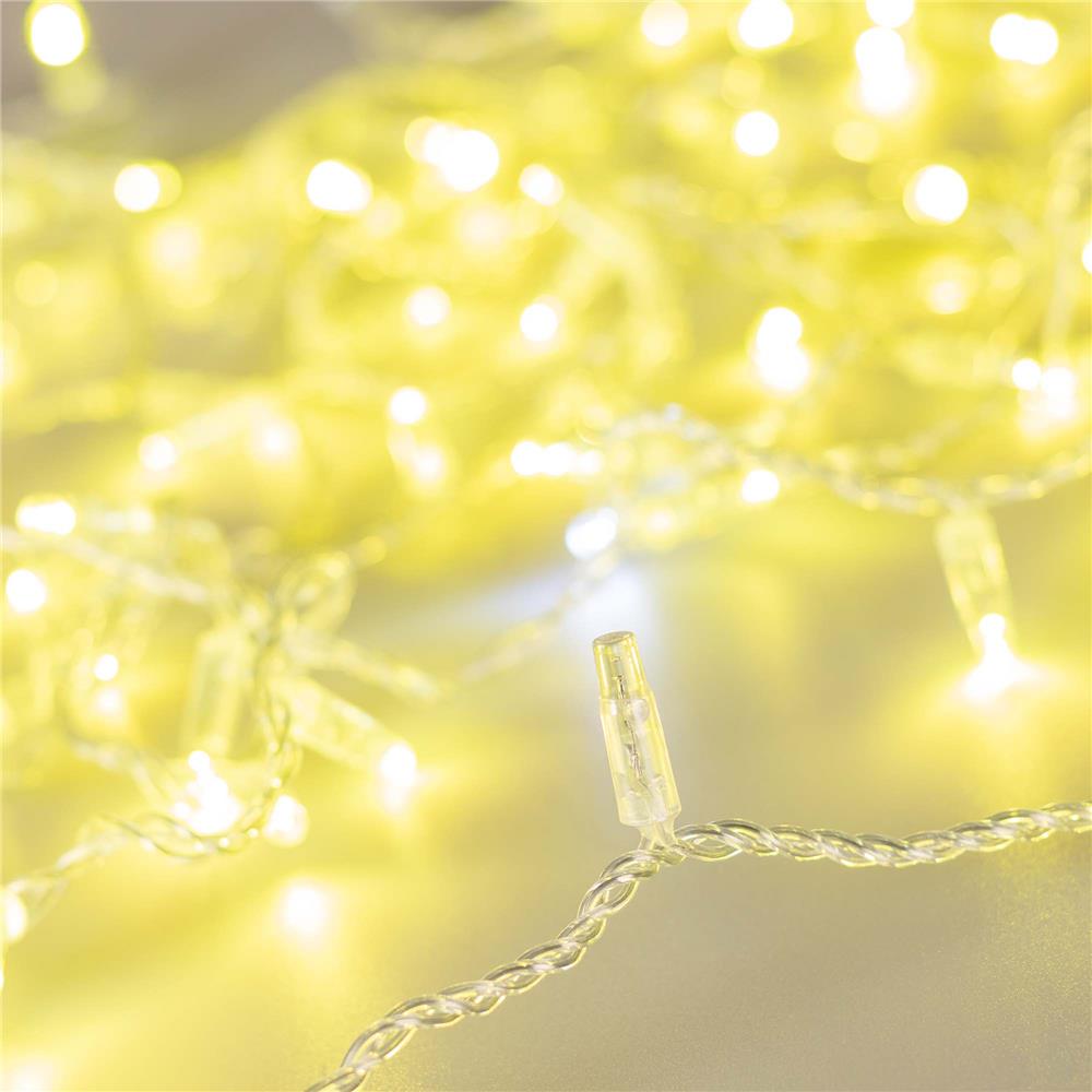 Светодиодная гирлянда Ardecoled ARD-STRING-CLASSIC-10000-CLEAR-100LED-FLASH Gold (230V, 7W)