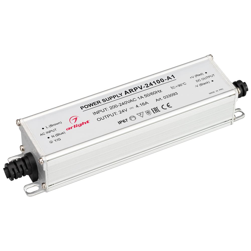 Блок питания Arlight ARPV-24100-A1 (24V, 4.16A, 100W)