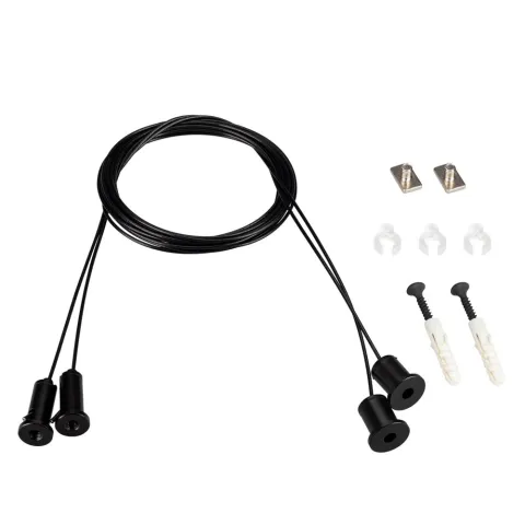 Подвес Arlight ARL-2x2m Set BLACK (Pad 9x2mm)