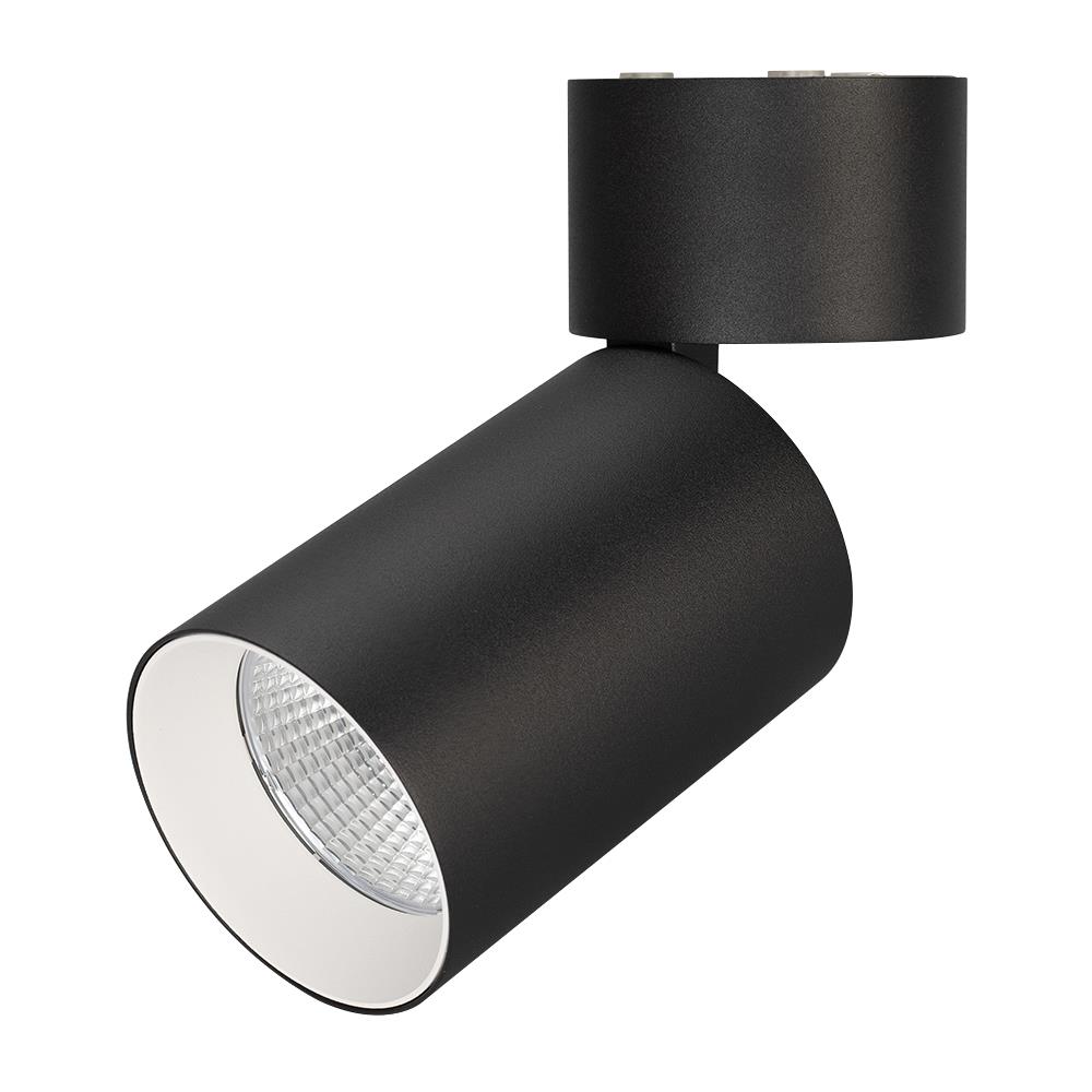 Светильник Arlight SP-POLO-SURFACE-FLAP-R85-15W Day4000 (BK-WH, 40 deg)