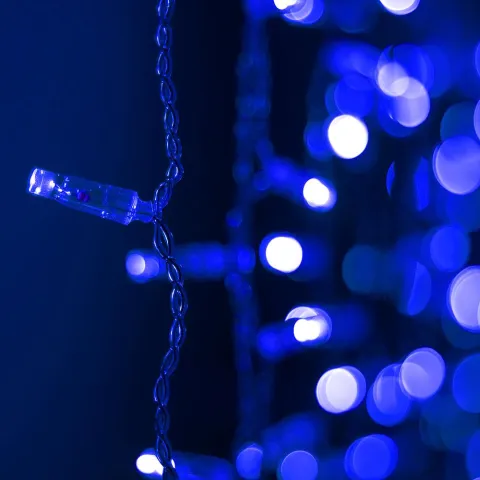 Светодиодная гирлянда Ardecoled ARD-CURTAIN-CLASSIC-2000x3000-CLEAR-760LED Blue (230V, 60W)