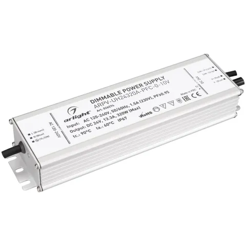Блок питания Arlight ARPV-UH24320A-PFC-0-10V (24V, 13.3A, 320W)