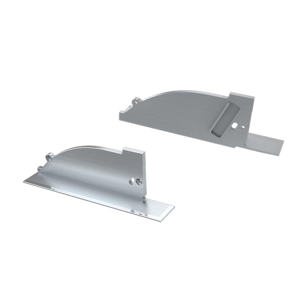 Заглушка для Arlight ALM-ARC-SIDE серая правая с отверстием