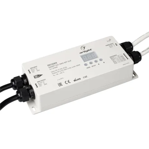 Декодер Arlight SMART-K61-DMX-WP-SUF (12-36V, 4x5A)