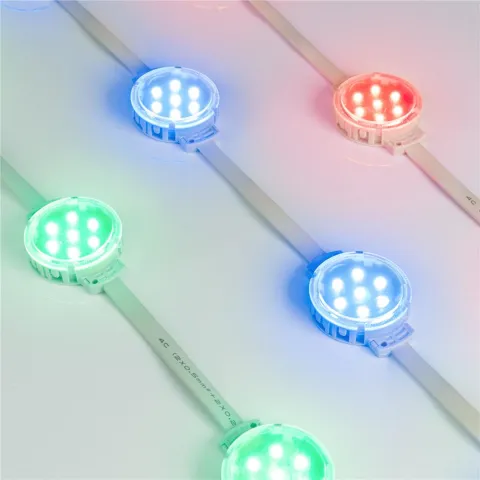 Модуль управляемый Arlight SPI-F7-D50 24V RGB-RAM-Auto (1.25W, IP68, 120 deg)