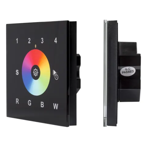 Сенсорная панель Arlight DALI-901-11-4G-RGBW-DT6-IN Black (BUS/230V)