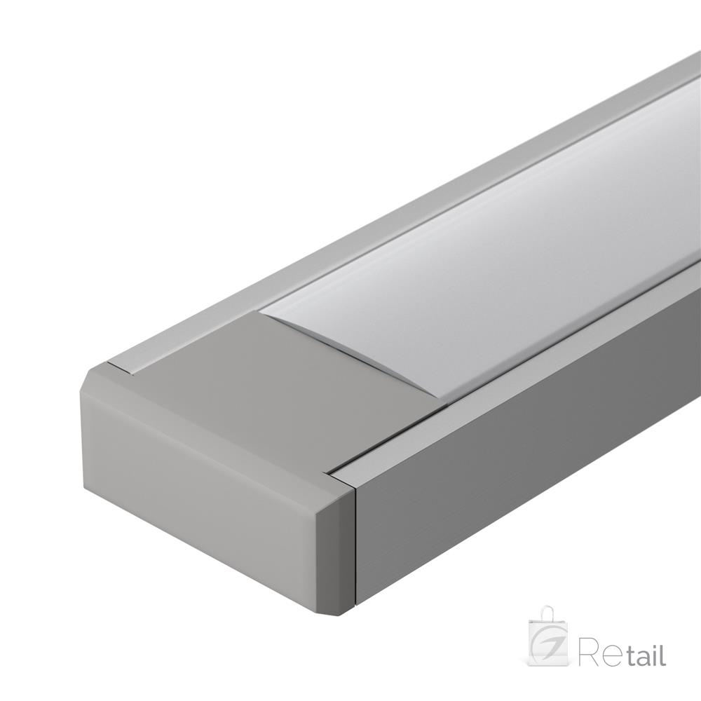 Профиль с экраном Arlight MIC-2000 ANOD+OPAL