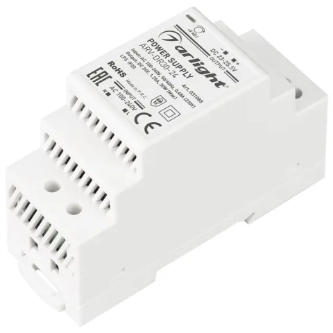 Блок питания Arlight ARV-DR30-24 (24V, 1.25A, 30W)