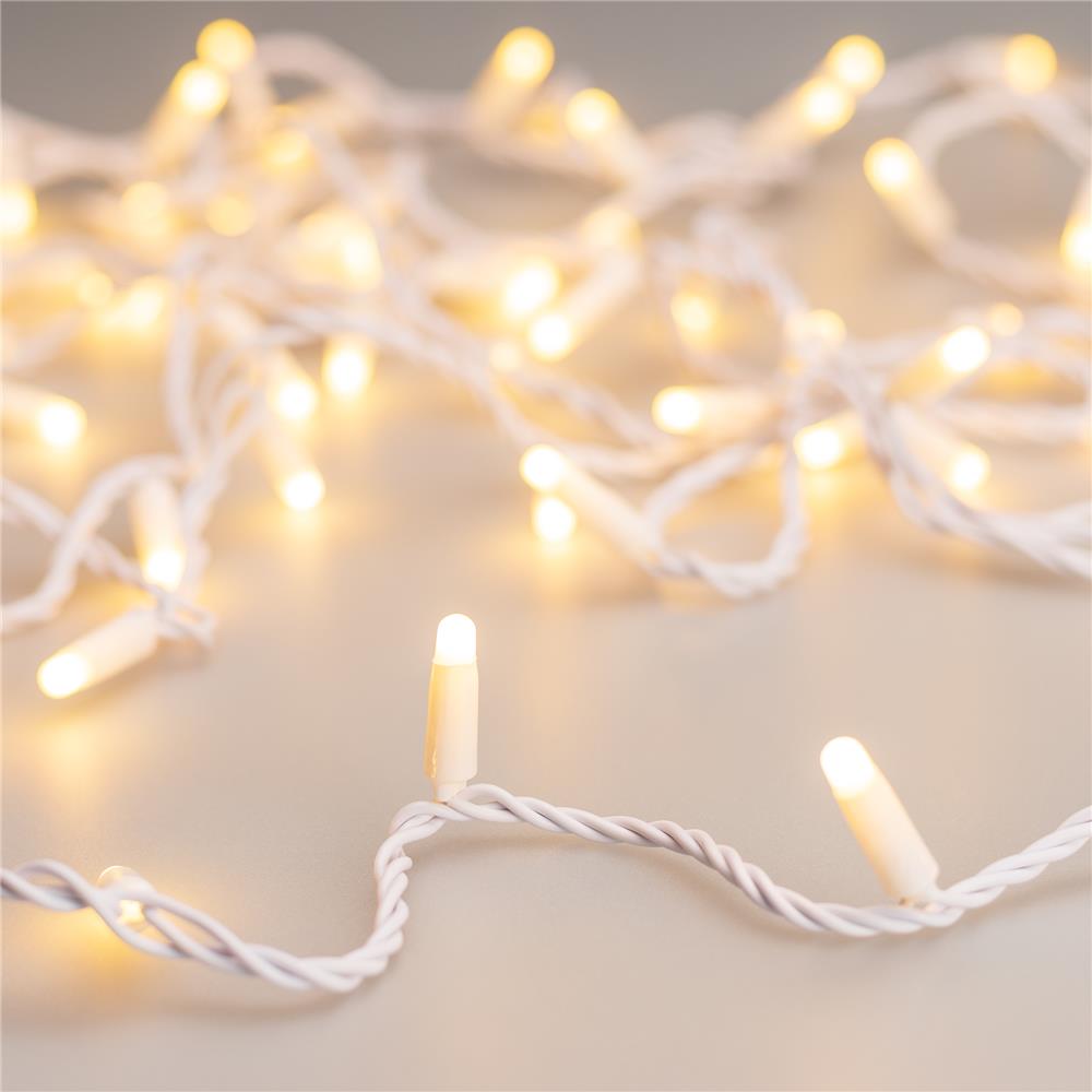 Светодиодная гирлянда Ardecoled ARD-STRING-CLASSIC-10000-WHITE-100LED-MILK-PULSE Warm (230V, 7W)