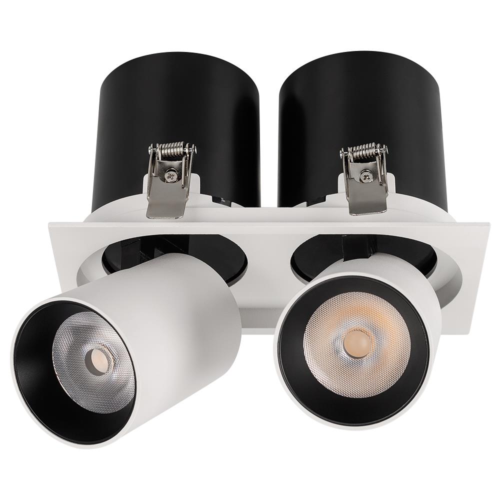 Светильник Arlight LGD-PULL-S100x200-2x10W Warm3000 (WH, 20 deg)