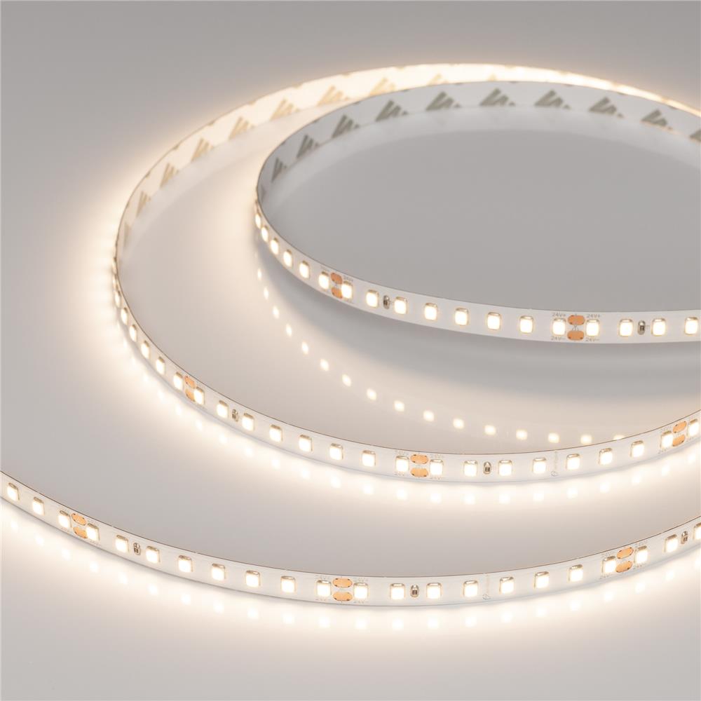 Светодиодная лента Arlight RT-A128-8mm 24V Warm3500 (9.6 W/m, IP20, 2835, 5m)