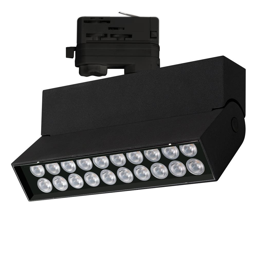 Светильник Arlight LGD-LOFT-TRACK-4TR-S170-10W Warm3000 (BK, 24 deg)