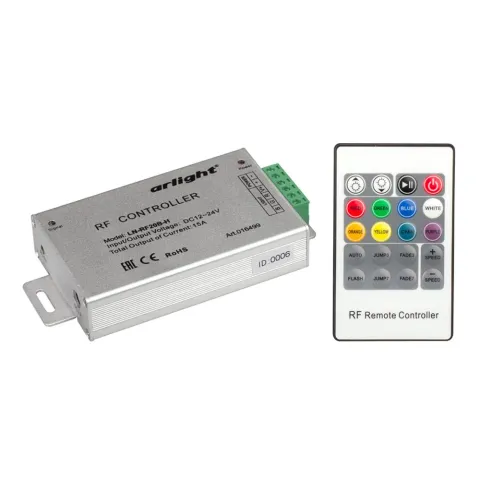 Контроллер Arlight LN-RF20B-H (12-24V,180-360W, ПДУ 20кн)