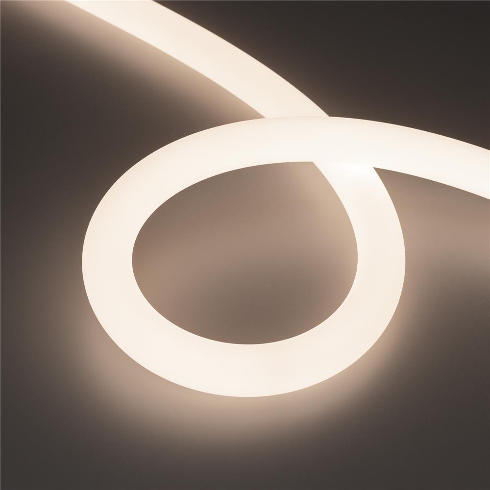 Светодиодная лента герметичная Arlight MOONLIGHT-SIDE-FP-X1088-D25mm 24V Day4000 (20 W/m, IP65, 5m, wire x1)