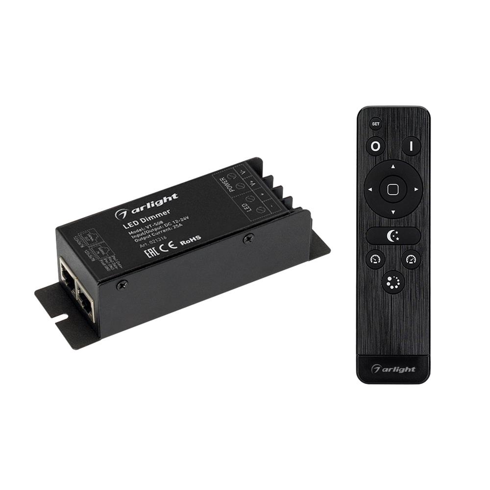Диммер Arlight VT-S08-1x25A (12-24V, ПДУ Стик 12кн, RF)