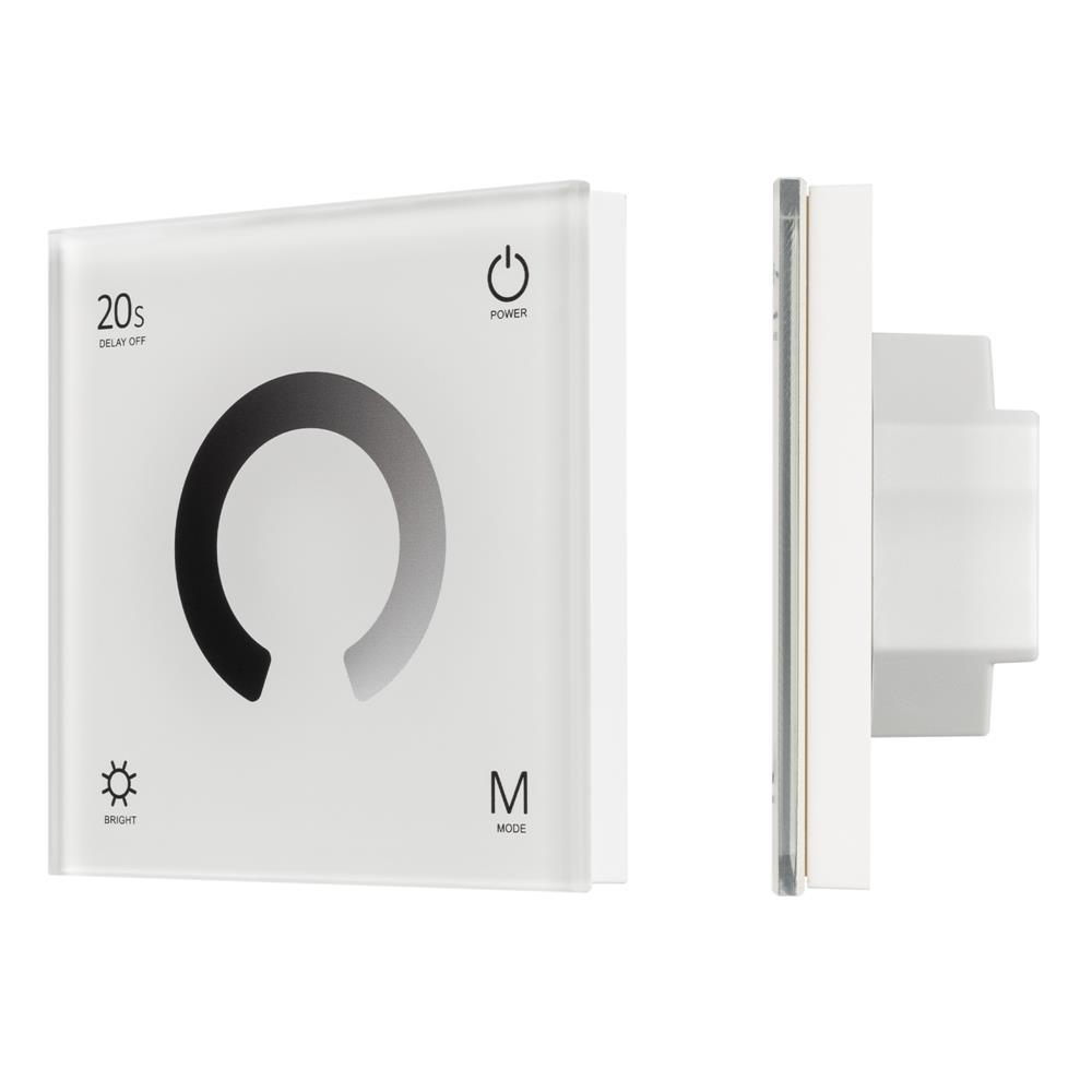 Панель Arlight SMART-P4-DIM-G-IN White (12-24V, 4x3A, Sens, 2.4G)